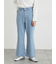 【オーガニックコットン】デニムフレアパンツ