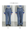【オーガニックコットン】デニムフレアパンツ