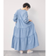 【オーガニックコットン】デニムティアードワンピース