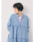【オーガニックコットン】デニムティアードワンピース