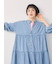 【オーガニックコットン】デニムティアードワンピース