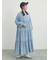【オーガニックコットン】デニムティアードワンピース