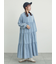 【オーガニックコットン】デニムティアードワンピース