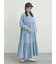 【オーガニックコットン】デニムティアードワンピース