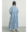 【オーガニックコットン】デニムティアードワンピース