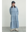 【オーガニックコットン】デニムティアードワンピース