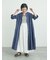 【オーガニックコットン】デニムティアードワンピース