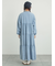 【オーガニックコットン】デニムティアードワンピース