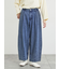 【オーガニックコットン】デニムバレルパンツ
