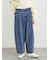 【オーガニックコットン】デニムバレルパンツ