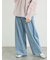 【オーガニックコットン】デニムバレルパンツ