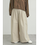 綿ナイロンワイドパンツ