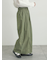 綿ナイロンワイドパンツ