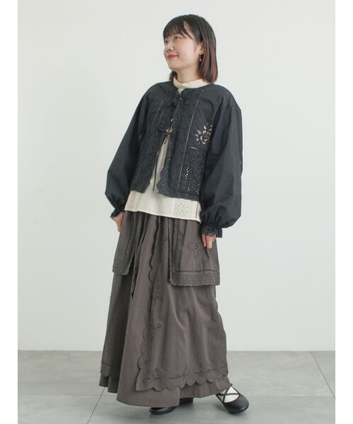 サマンサモスモス　レースパッチワークブラウス　オフ　新品 レースパッチワークブラウス｜サマンサモスモスの通販｜&mall（アンド