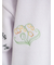 花+ロゴ総柄刺繍カーディガン