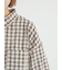 ポコポコチェックオーバーシャツ