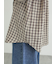 ポコポコチェックオーバーシャツ