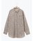 ポコポコチェックオーバーシャツ