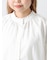 袖シャーリングギャザーブラウス