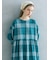【Cross×Linen】ギャザーワンピース