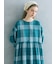【Cross×Linen】ギャザーワンピース