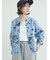 花柄スポンディッシュニットカーディガン