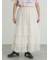 2WAYチュールティアードスカート