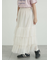 2WAYチュールティアードスカート