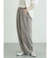 サイド深タックバレルパンツ