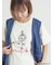 【MOOMIN×Samansa Mos2】ぽこぽこ刺繍Tシャツ