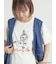 【MOOMIN×Samansa Mos2】ぽこぽこ刺繍Tシャツ