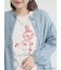 【MOOMIN×Samansa Mos2】ぽこぽこ刺繍Tシャツ