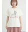 【MOOMIN×Samansa Mos2】ぽこぽこ刺繍Tシャツ