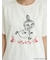 【MOOMIN×Samansa Mos2】ぽこぽこ刺繍Tシャツ