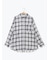 オンブレチェックシアーシャツ