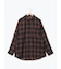 オンブレチェックシアーシャツ