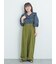 サス付きハイウエストパンツ