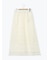 刺繍レースメッシュスカート