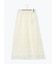 刺繍レースメッシュスカート
