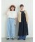 3Dレースモチーフ付きパンツ