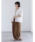 《新色追加》麻レーヨン柄アソートパンツ