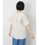【接触冷感】ミニ裏毛切替フラワープリントTシャツ