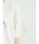 【接触冷感】ミニ裏毛切替フラワープリントTシャツ