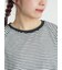 シアーボーダー天竺ラグランTシャツ