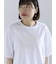 シルケット天竺ワイドアームプリントTシャツ