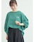 袖タックTシャツ