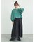 袖タックTシャツ