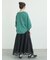 袖タックTシャツ