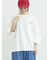 袖タックTシャツ