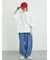 袖タックTシャツ